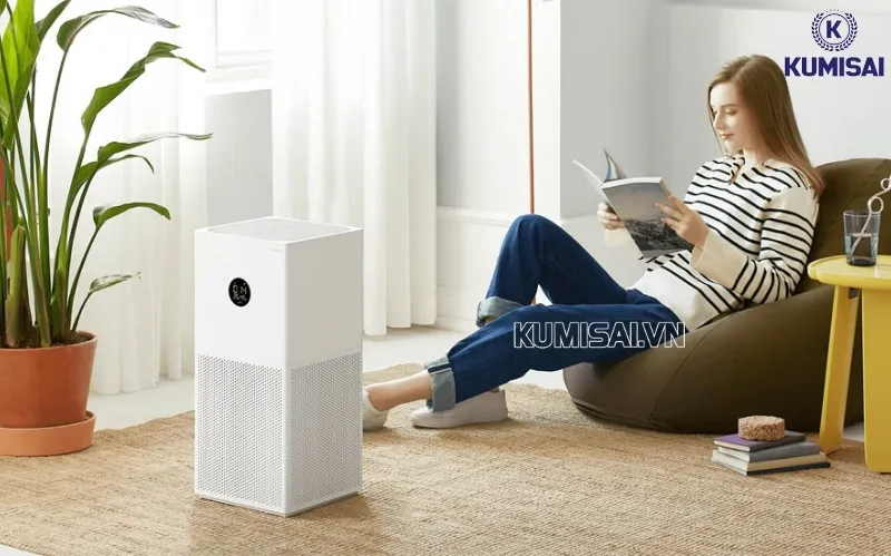 Xiaomi Smart Air Purifier 4 Lite EU tự động điều chỉnh để phù hợp với điều kiện không khí trong phòng